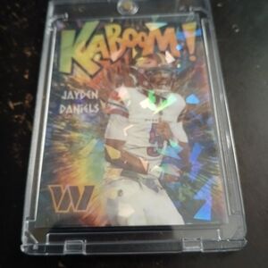 KABOOM! Jayden Daniels Holographic Football Card